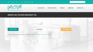Members Area Password Management Tool | Object Management ...