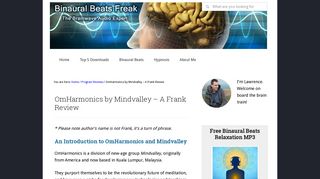 My Frank OmHarmonics Review – Binaural Beats Freak