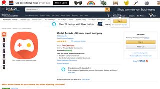 Amazon.com: Omlet Arcade - Stream, meet, and play: Appstore for ...
