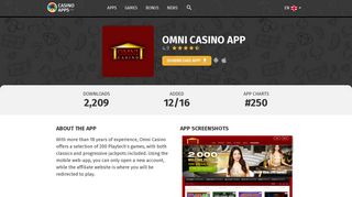 Omni Casino App Review for Android (APK) & iPhone | January 2019