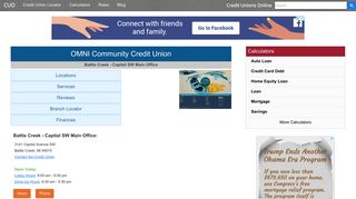 OMNI Community Credit Union - Battle Creek, MI - Credit Unions Online