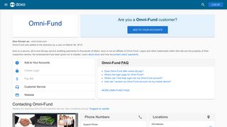 Omni-Fund: Login, Bill Pay, Customer Service and Care Sign-In - Doxo