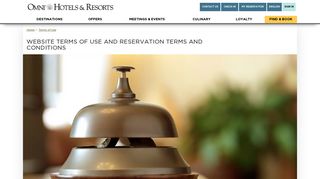 Terms Of Use | Omni Hotels & Resorts