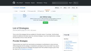 List of Strategies · omniauth/omniauth Wiki · GitHub