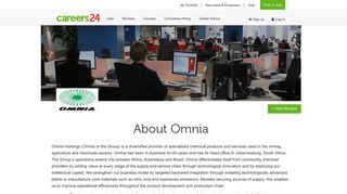 Omnia Jobs and Vacancies - Careers24