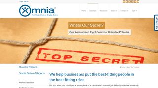 Employee Behavioral Assessment Hiring Solutions | Omnia Group