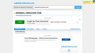 webmail.omnicare.com at WI. Outlook Web App - Website Informer