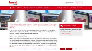 The 'Need to Know' about Omnidox Records Manager (ORM) - Box-it ...