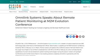 Omnilink Systems Speaks About Remote Patient Monitoring at M2M ...
