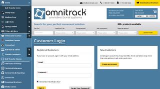 Customer Login - Omnitrack