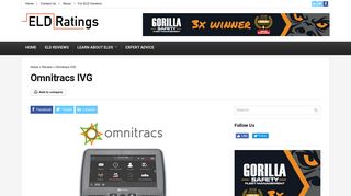 Omnitracs IVG - ELD Ratings