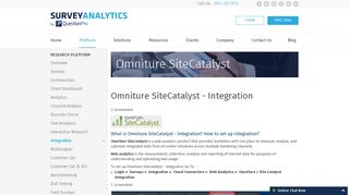 Omniture SiteCatalyst - Survey Analytics