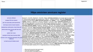 Https omniview omnicare register