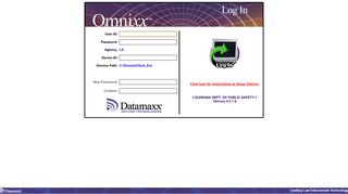 Omnixx Desktop Login - Louisiana.gov