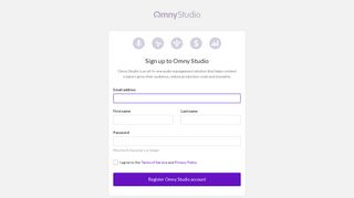 Sign up - Omny Studio