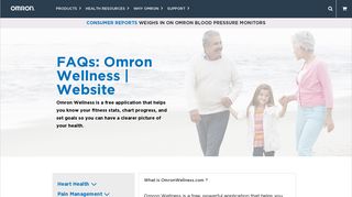 FAQ: Omron Wellness | Website - Omron Healthcare
