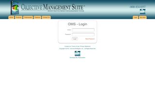 Login - Objective Management Suite