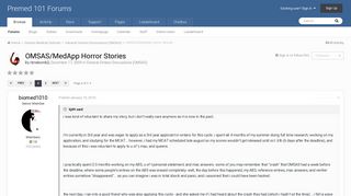 OMSAS/MedApp Horror Stories - Page 2 - General Ontario Discussions ...