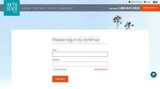 Log in or Sign Up | South Beach Diet