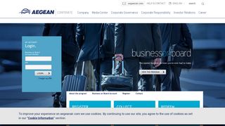 Business On Board | About Aegean