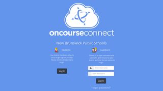 New Brunswick Public Schools - OnCourse Connect :: Login
