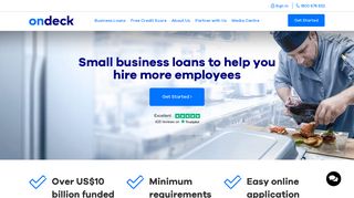 OnDeck: Short Term Flexible Small Business Loan Experts