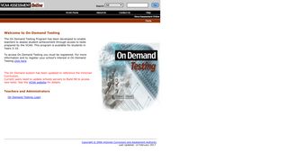 On Demand Testing - VCAA Assessment Online