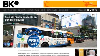 Free Wi-Fi now available on Bangkok's buses | BK Magazine Online