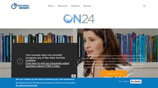 ON24 Webcast Elite | Technology Advisors, Inc.