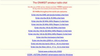 The low band, VHF, UHF and microwave chats (by ON4KST)