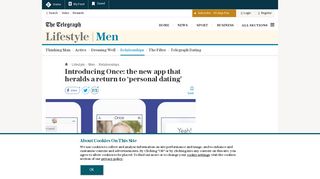 Introducing Once: the new app that heralds a return to 'personal dating'