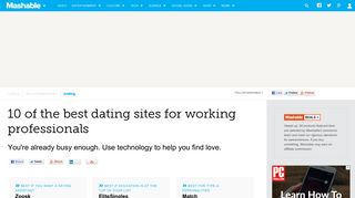 Best dating sites and dating apps for professionals in 2019 - Mashable