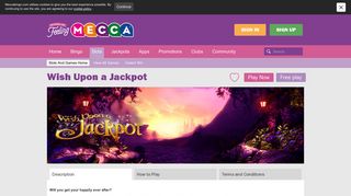 Wish Upon a Jackpot | Slots | Mecca Bingo