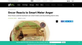 Oncor Reacts to Smart Meter Anger | Greentech Media