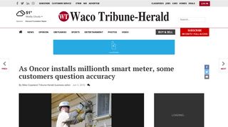 As Oncor installs millionth smart meter, some customers question ...