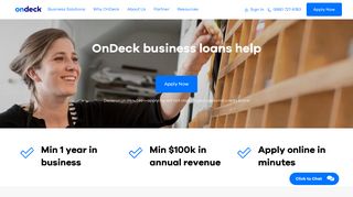 OnDeck Canada Small Business Loans and Financing