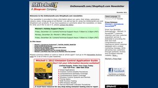 OnDemand5/ShopKey5 Newsletter - Mitchell