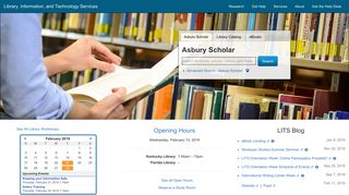 Home - LITS - Library, Information, and Technology Services at Asbury ...