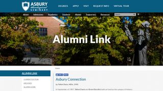 Asbury Connection - Asbury Theological Seminary