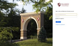 Sign In - Bellarmine University