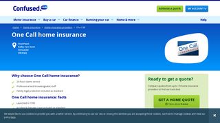 One Call home insurance - Compare quotes - Confused.com