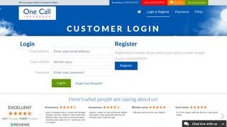 Login - Onecall Portal - One Call Insurance