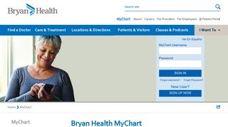 Bryan Health MyChart, Bryan Health - Lincoln, NE