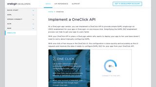 OneClick API to Provide SAML Single Sign-On (SSO) for Your App ...
