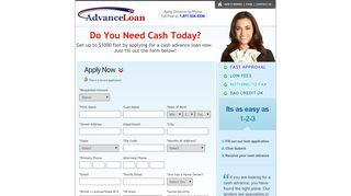 Cash Advance Loans Online - 24/7 Payday Loan - (Recommended)