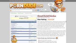 OneClickChicks - Forum.oneclickchicks.com - Porn Forum