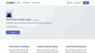 One Click Social Login – Ecommerce Plugins for Online Stores ...
