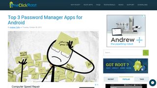 Top 3 Password Manager Apps for Android | One Click Root