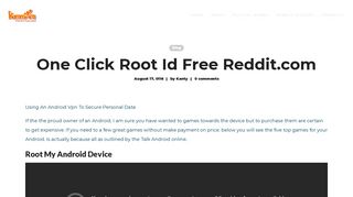 One Click Root Id Free Reddit.com – Kummara