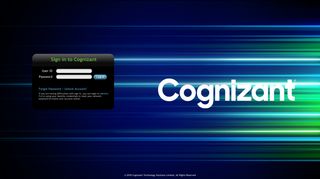 Sign in to CAS SSO - Cognizant